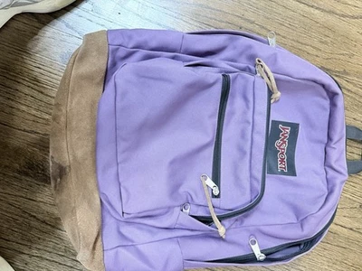 JanSport 背包 - 耐用背包 - 粉彩淡紫色 — 第 1/4 张图片
