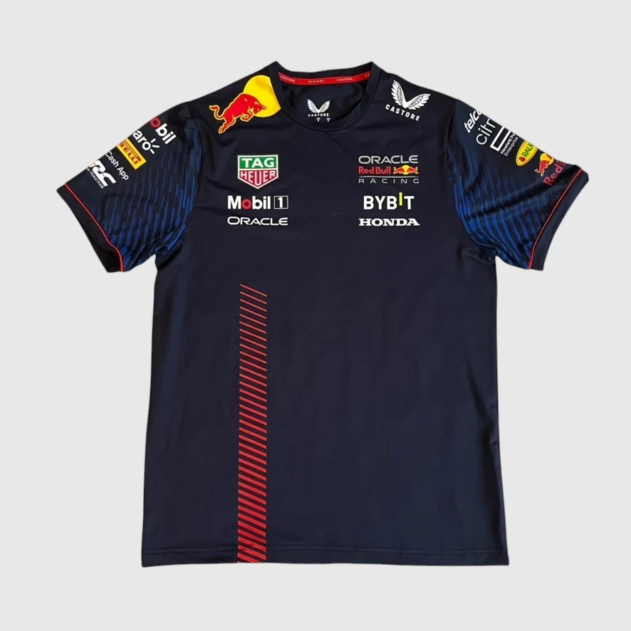 Oracle Red Bull Racing F1 Men's Team Polo Shirt Size L Night Sky TM2645