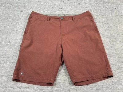 Linksoul Boardwalker Shorts Mens 38 x 10 Red Hybrid Performance Multi-Functional - Image 1 of 4