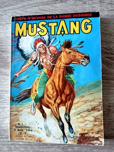 ancienne BD MUSTANG n° 1 LUG EO du 05/08/1966 - Picture 1 of 4
