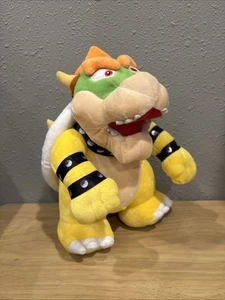 Bowser Super Mario Nintendo 10” Japanese Tag Sani Japan Plush Toy RARE - Picture 1 of 8