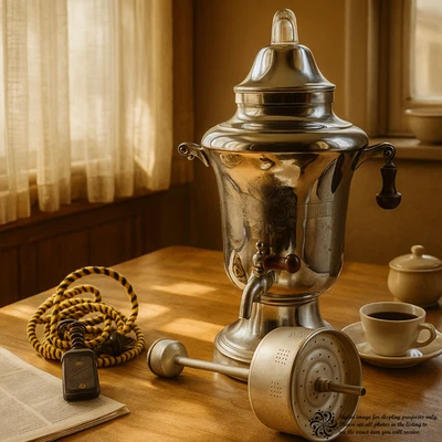 Percolador de café vintage Farberware Samovar #80 | Probado y funcionando | ornamentado Foto 1 de 4