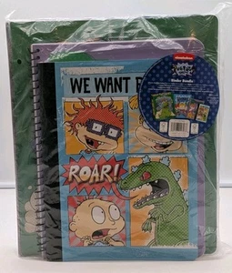 Nickelodeon Rugrats Stationery Ser Binder Folder Notebook Composition New Sealed - Bild 1 von 2