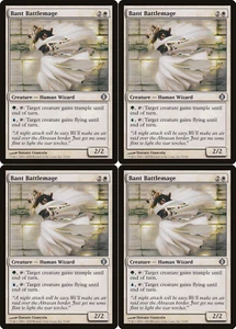 Bant Battlemage X4 Shards of Alara MTG Magic the Gathering Excellent 2Fire Games - Picture 1 of 1