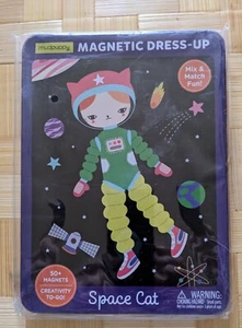 NEW Mudpuppy Magnetic Dress Up Space Cat 50+ Magnets Mix & Match Creativity - Picture 1 of 2