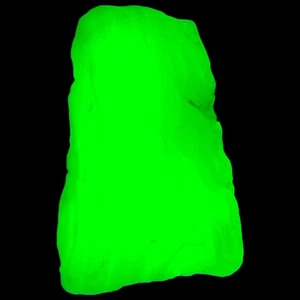 White Cream Swirl Art Glass Cullet Glowing Uranium Manganese Slag Glass #4GM360 - Picture 1 of 7