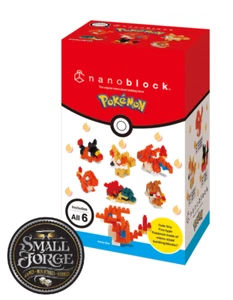 Nanoblock Mini Pokemon - Fire Type, MiniNano set of 6, NBMC-11B, NEW - Picture 1 of 11