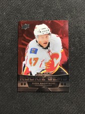 2012-13 UPPER DECK BLACK DIAMOND SVEN BAERTSCHI ROOKIE GEMS QUAD RUBY #ed 46/100