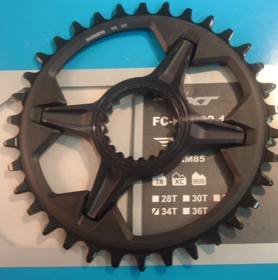 Plato MTB Shimano Deore XT DM 34T CRM85-NUEVO/NOS 1x12-velocidades- 8100-1/8130-1 como nuevo Foto 1 de 4