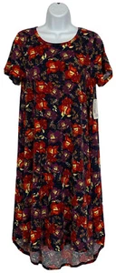 LULAROE WOMEN'S CARLY SWING DRESS S Floral Multi Color NEW W/ TAGS!!! - Picture 1 of 5