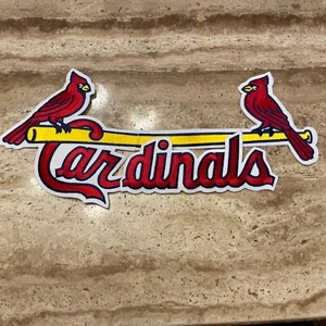 Vintage Letterman Patch St Louis Cardinals Baseball Jacket Coat Sweater Chenille - Picture 1 of 2