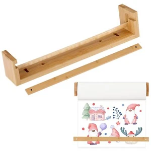 12” Kraft Paper Roll Dispenser Easel Paper Roll Holder Wall Mount Roll Holder - Picture 1 of 7