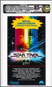 vhs new graded VGA 85+ NM STAR TREK The Motion Picture 1979/1983 Paramount WMs - Picture 1 of 3