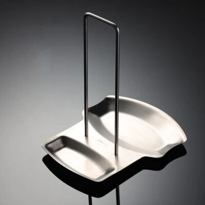 Accesorios de cocina Cuchara Soporte Sartén Cubierta Estante Olla Tapa Estante Soporte Espátula Foto 1 de 4