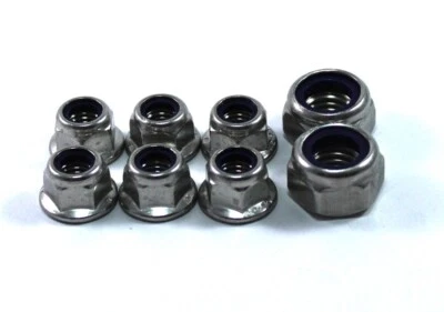 Kart Karting Acciaio Inox m12 Solo Flangia Ruota Dadi 1 Set Project Uno Cadet - Immagine 1 di 4