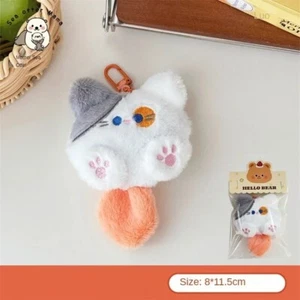 Gato Naranja 5 Pulgadas Llaveros Peluche Juguetes Colgantes Niños Muñecas Esponjosas - Imagen 1 de 7