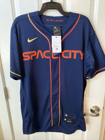 Nike Houston Astros Jose Altuve Jersey 2023 City Connect Authentic OnField Sz 44 Cover