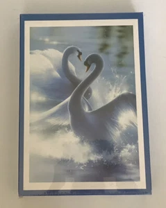 1000 Piece Jigsaw Puzzle “Glowing” Two Swans New Sealed - Picture 1 of 2