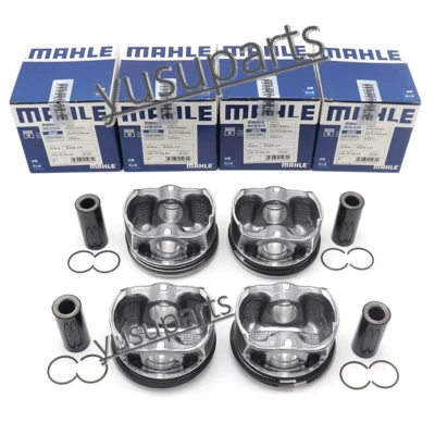 Genuine MAHLE Upgraded Piston Set 23mm For VW Tiguan AUDI A4 Q5 2.0T 06H107065DM - Image 1 of 4
