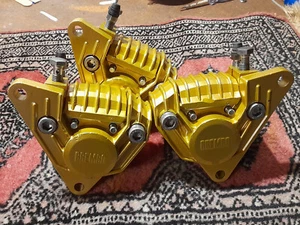 ⚜️ MOTO GUZZI BMW DUCATI LAVERDA BREMBO 08 3 BREMSSÄTTEL BREMSSATTEL Gold⚜️ - Bild 1 von 10
