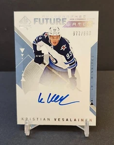 2018-19 SP Authentic Future Watch Auto KRISTIAN VESALAINEN #192 - Picture 1 of 1