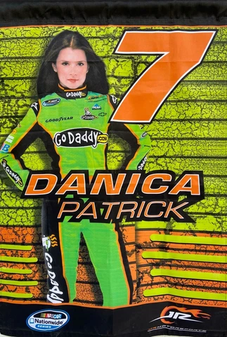 Danica Patrick #7 Nationwide Series Large 30" X 43" 2-Sided Heavy Banner Flag Cover