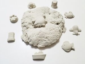 Sparkling 2 LB White Refill Space / Moon / Magic Play Sand, Mold-N-Play Kid Fun 