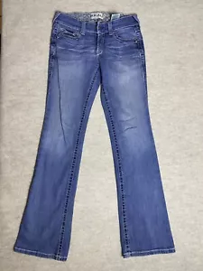 ARIAT REAL DENIM - Damen Western Bootcut Blue Jeans - Größe 28L - Bild 1 von 12