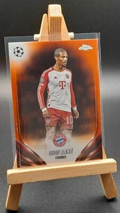 Leroy Sane Bayern Munchen Football Card Topps Chrome 2024 Orange Numbered /25 - Picture 1 of 2
