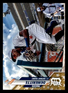 2020 Topps Factory Set Gold Stars #57 Travis Demeritte - Picture 1 of 2