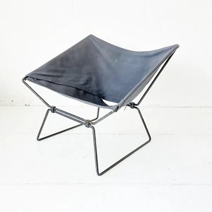 Pierre Paulin model AP14 for A POLAK 1955 Fauteuil chaise chair ribbon canvas - Afbeelding 1 van 8