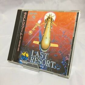 Last Resort NeoGeo CD NCD Used Japan Shooter Boxed Tested Working Video Game