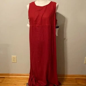 NEW WITH TAGS Cynthia Howie for Maggy Boutique red sleeveless dress sz. 14 - Picture 1 of 5