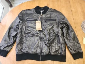 Machine 1971 Kunstlederjacke schwarz Größe M - Bild 1 von 7