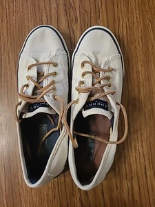 Sperry Womens White Casual And Fashion Sneakers Shoes 7.5 Medium M - Picture 1 of 15