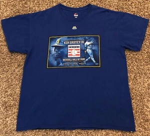 Majestic Ken Griffey Jr. Baseball Hall Of Fame 2016 Inductee blaues T-Shirt Large - Bild 1 von 4