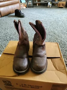 Justin Gypsy Steel Toe WKL 9980 Women's 5.5 B Brown Leather Western Riding Boots - Picture 1 of 5