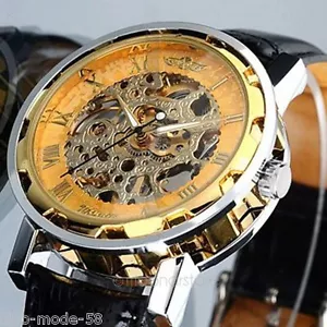 Superbe Montre Winner Luxe Mécanique Squelette Homme ou Femme PROMO - Picture 1 of 5