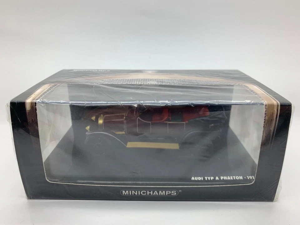 MINICHAMPS Audi Typ A Phaeton 1910 Scuro Rosso 437 019030 1/43 - Immagine 1 di 1