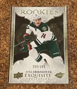 2016-17 Upper Deck Ice Exquisite Rookies /299 Joel Eriksson Ek #R-9 Rookie - Picture 1 of 1