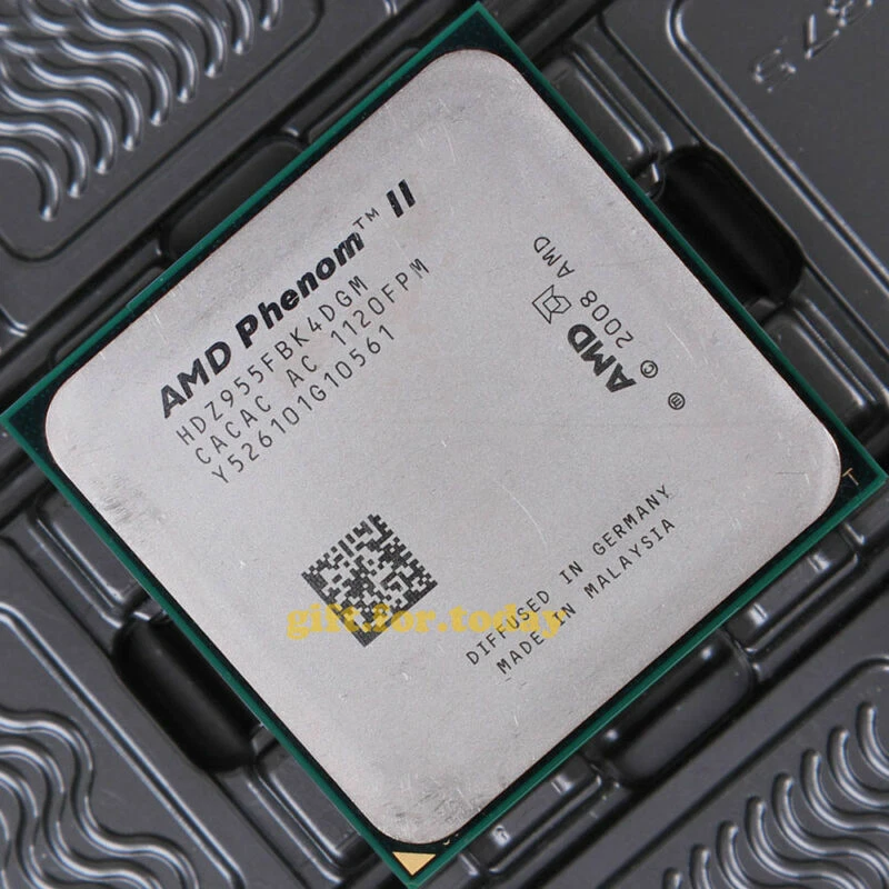 AMD Phenom II X4 955 3.2GHz Quad-Core HDZ955FBK4DGM Socket AM3 CPU Processor - Image 1 of 1