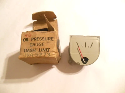 Medidor de presión de aceite Mercury 1941 nuevo probado bueno Foto 1 de 3