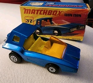 Matchbox Superfast MB37-B1: Soopa Coopa (Blue) with Type I Box - Picture 1 of 6