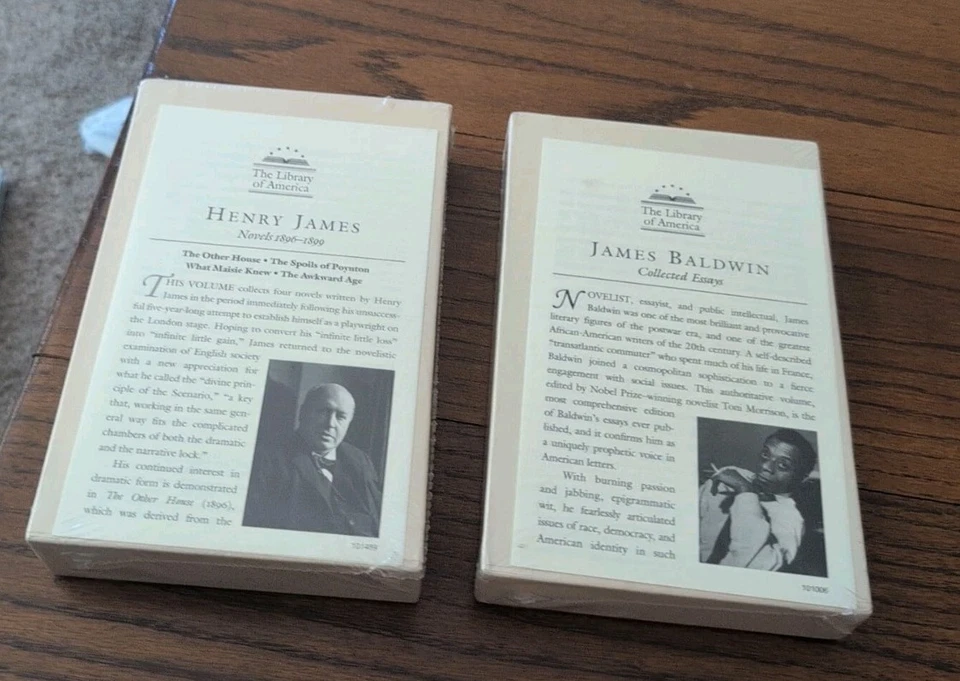 THE LIBRARY OF AMERICA HENRY JAMES Novels & JAMES BALDWIN Essays LOT OF 2 Foto 1 de 3