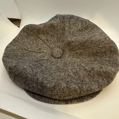 DOBBS PARA HOMBRES ESCUDERO TWEED MANZANA NEWSBOY CONCHA MEZCLA DE LANA HECHO EN EE. UU. Foto 1 de 4