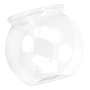 Small Round Transparent Fish Bowl Mini Desktop Aquarium For Betta - Picture 1 of 23