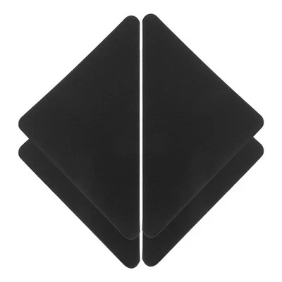 4 Pack Carpet Gripper, Triangular Anti Curling Carpet Tape, Non Slip - Image 1 of 4
