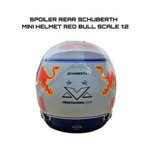 Spoiler Rear Schuberth Mini Helmet Red Bull Scale 1:2 - Foto 1 di 6