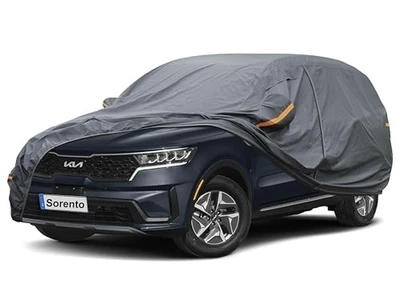 For Kia Sorento 2002-2025 Waterproof Car Cover 16 Layers All Weather with Zipper Foto 1 de 4