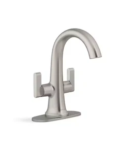 KOHLER Setra Einloch 2-Griff Monoblock Badarmatur in Nickel gebürstet - Bild 1 von 8